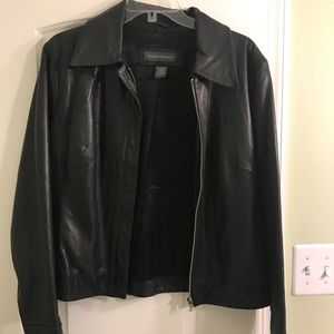 Banana Republic Black Leather Jacket